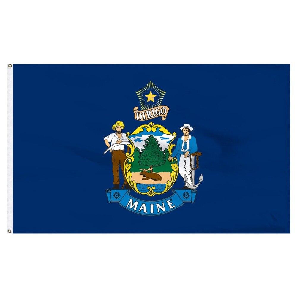 Maine-Vintage-Flagge
