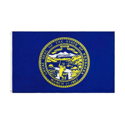 Nebraska-Vintage-Flagge