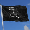 Vintage-Flagge von New York City