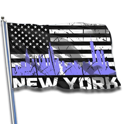 Vintage-Flagge von New York City