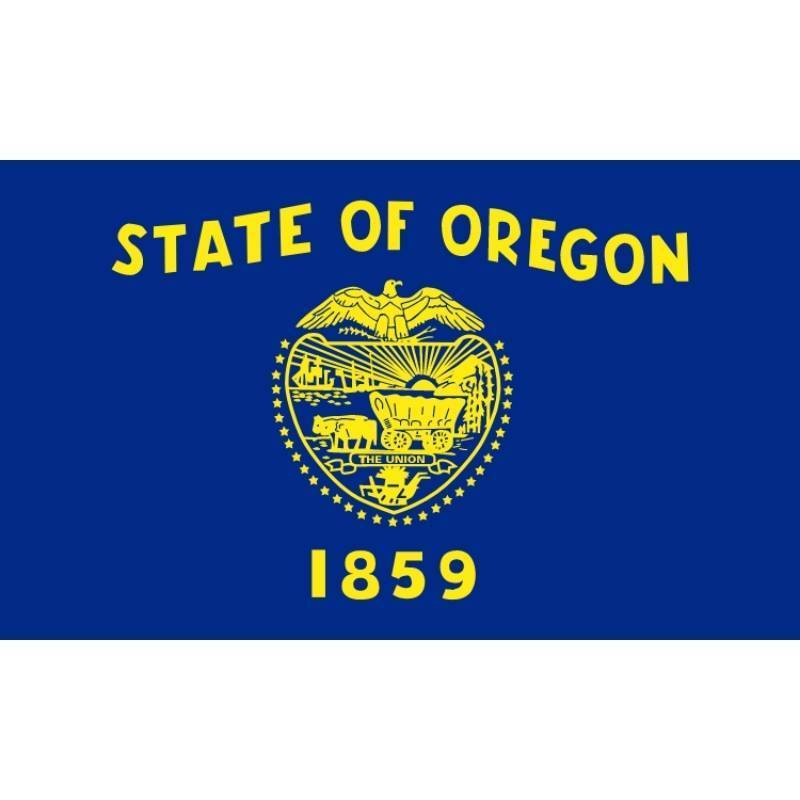Oregon-Vintage-Flagge