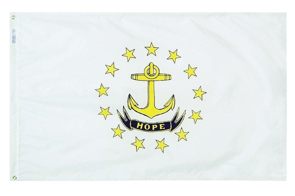 Rhode Island-Vintage-Flagge