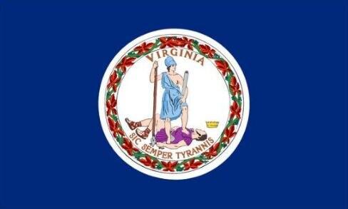 Virginia-Vintage-Flagge