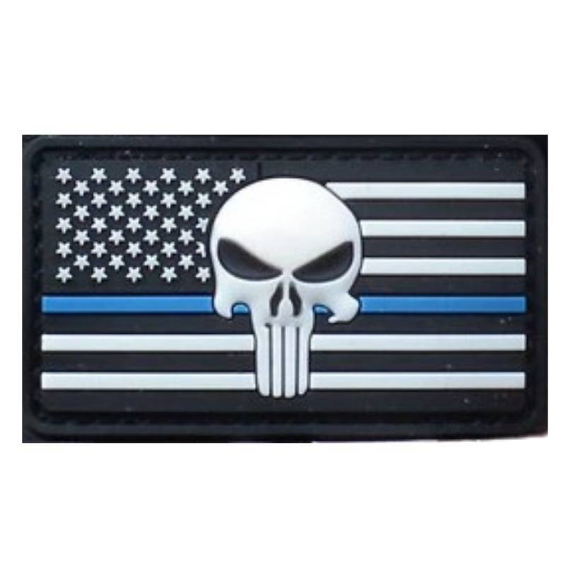 Vintage-Aufnäher mit USA-Flagge