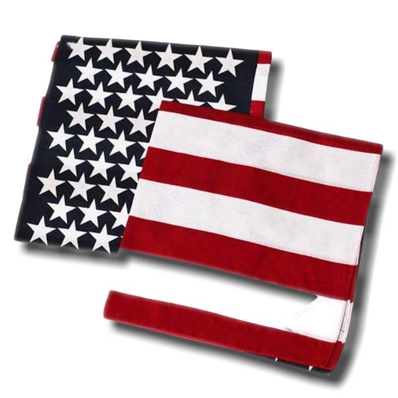Vintage Schal mit amerikanischer Flagge