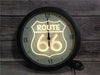 Vintage Neon Route 66 Uhr