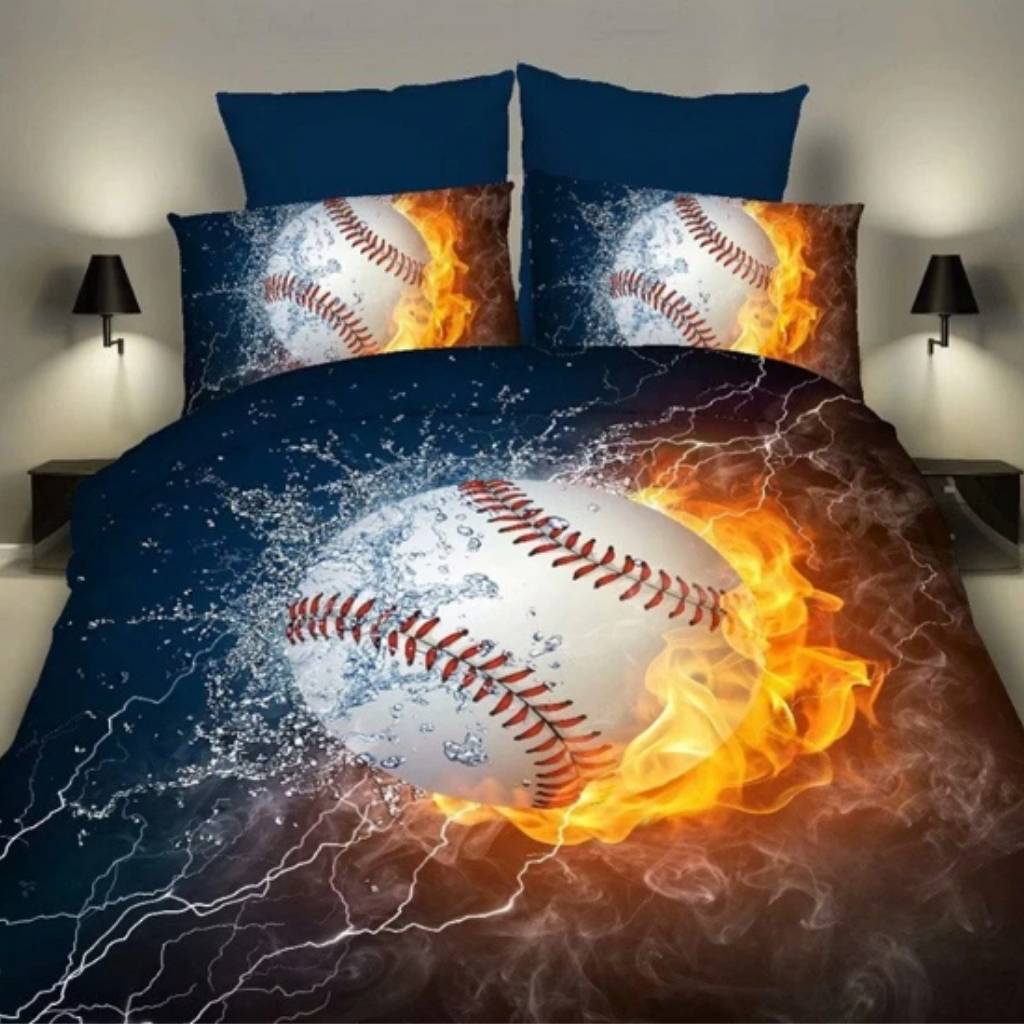 Vintage Baseball Bettbezug