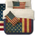 Bettbezug mit amerikanischer Flagge