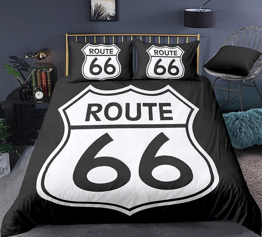 Vintage Route 66 Bettbezug