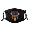 Vintage amerikanische Motocross-Maske