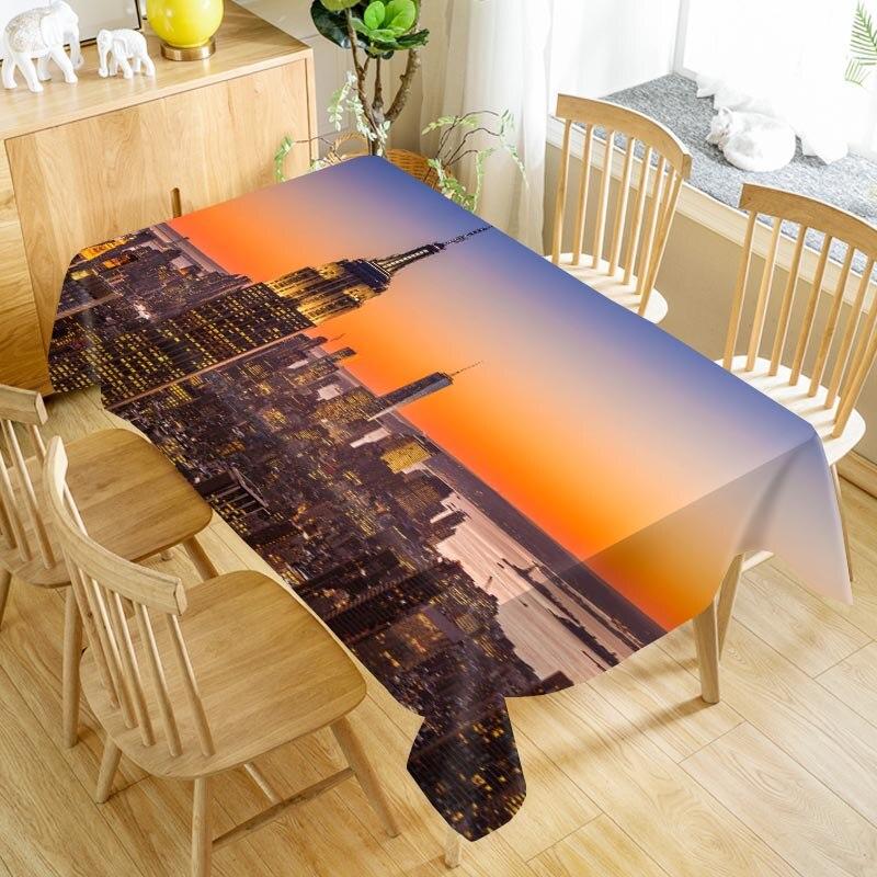 Vintage New York City Tischdecke