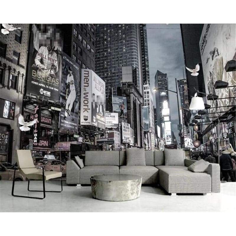 Große Vintage-Tapete New York