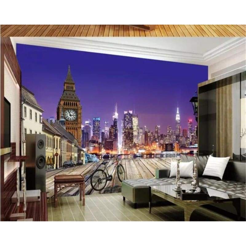 Große Vintage-Tapete New York