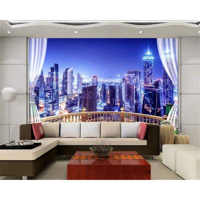 Große Vintage-Tapete New York