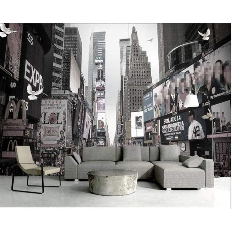 Große Vintage-Tapete New York