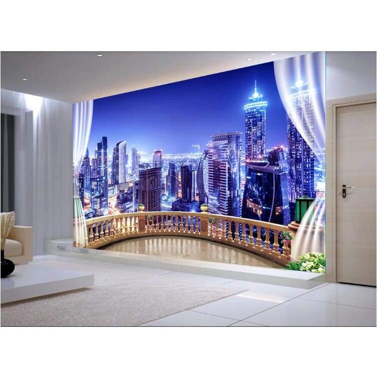 Große Vintage-Tapete New York