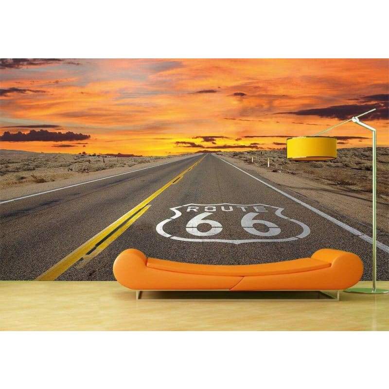 Vintage Route 66-Hintergrundbild