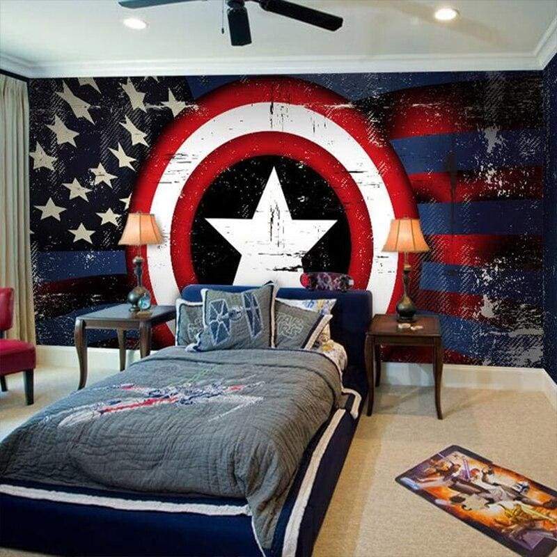 Tapete mit USA-Vintage-Thema