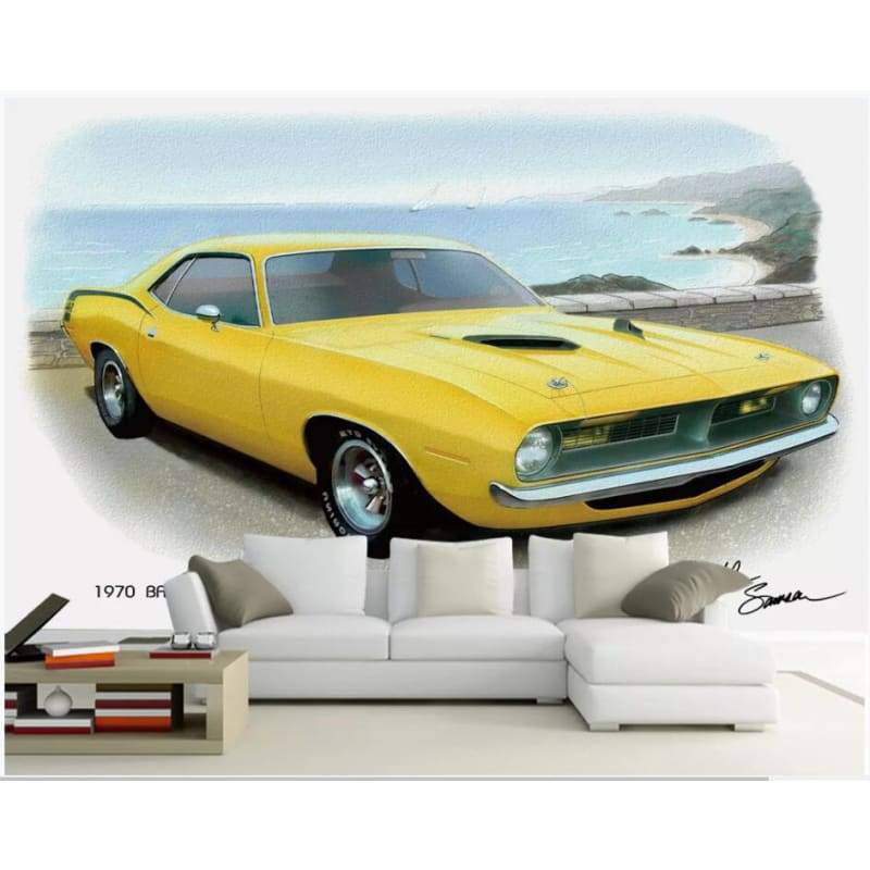 Amerikanische Oldtimer-Tapete