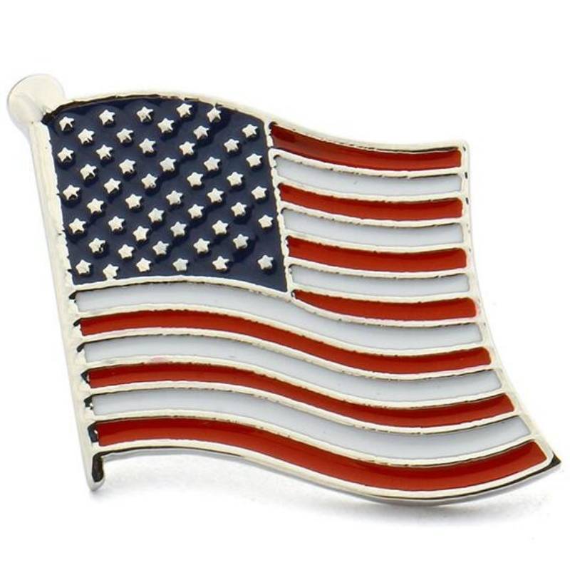 Vintage amerikanische Flaggen-Pins