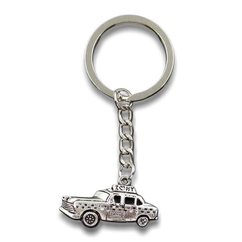 Vintage New York Taxi Schlüsselanhänger