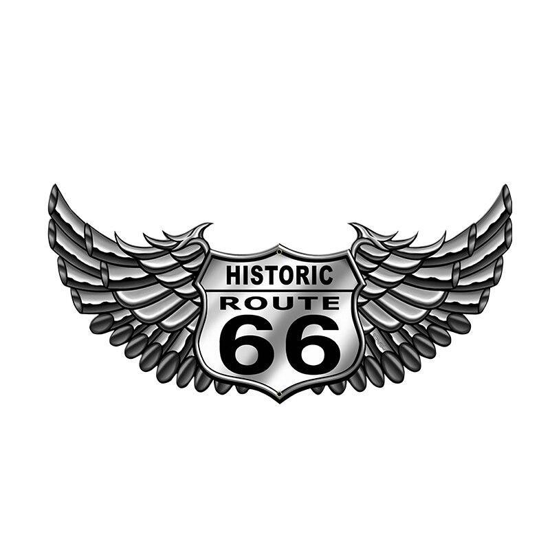Vintage Route 66 Autoaufkleber