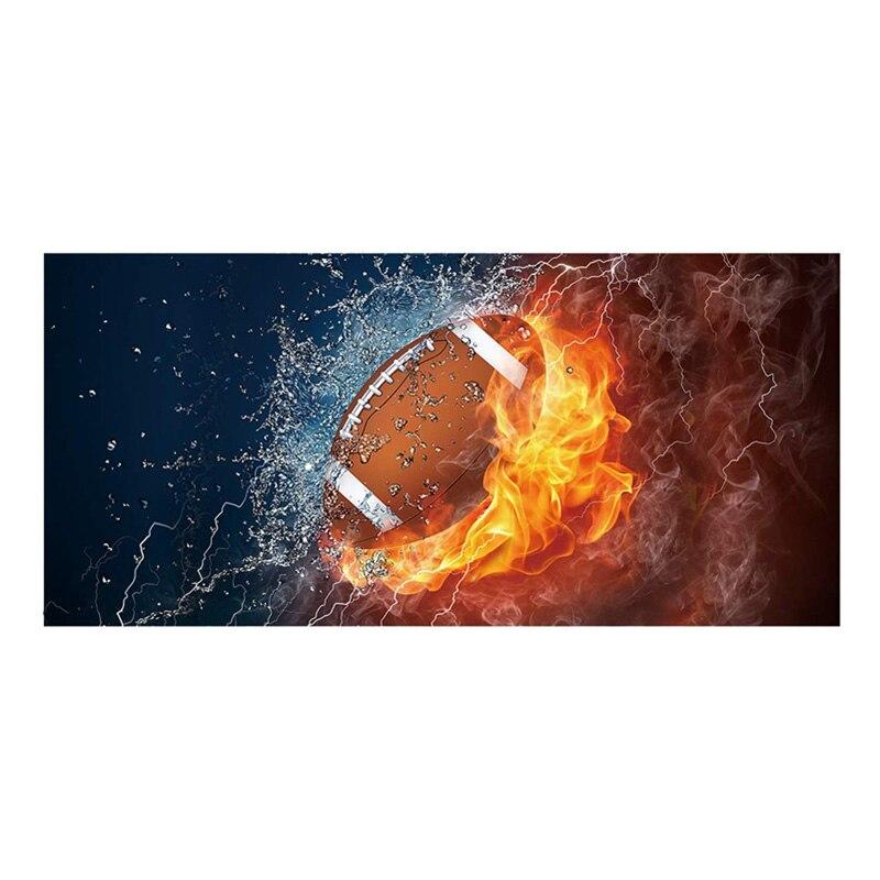 American Football Spieler Vintage Handtuch