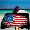 Vintage Strandtuch mit amerikanischer Flagge