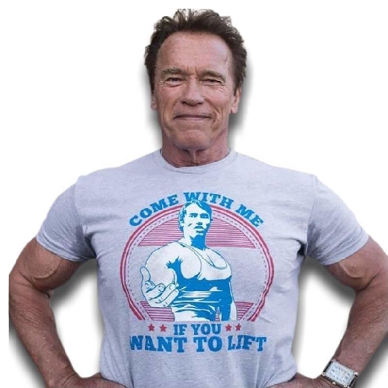 Vintage Arnold Schwarzenegger Come With Me T-Shirt