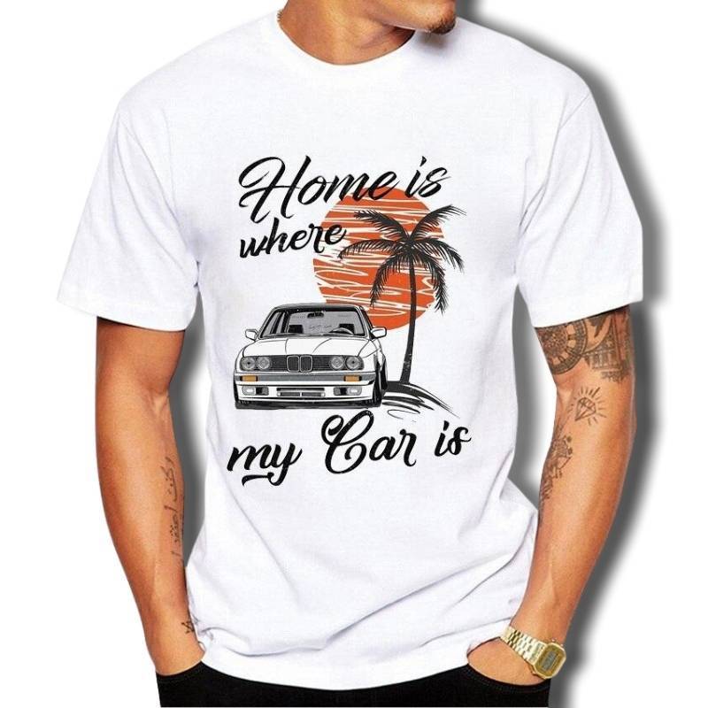 Vintage-Automobil-T-Shirt