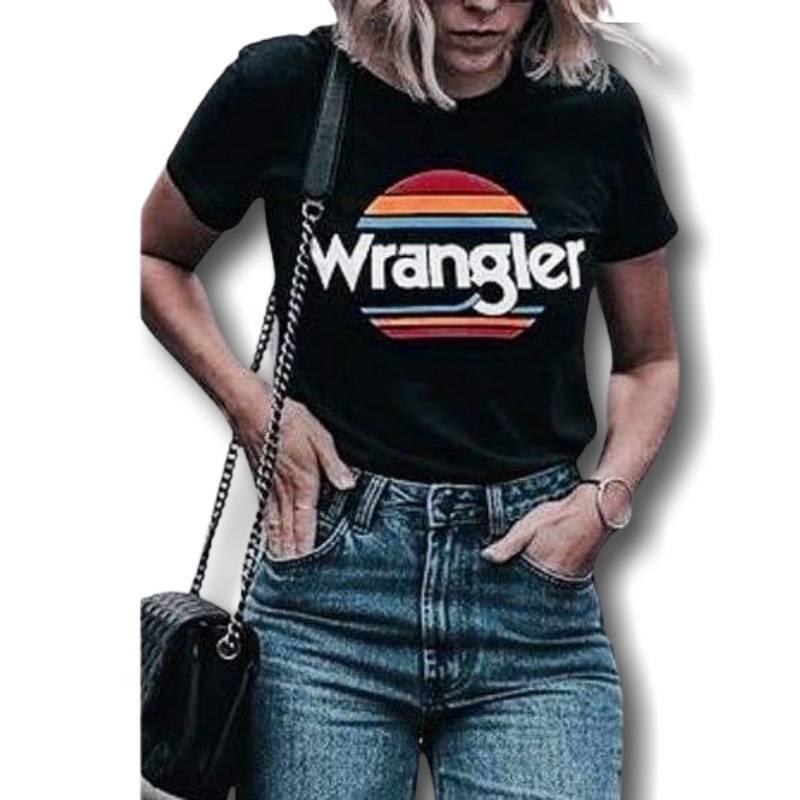 Vintage-Baseball-T-Shirt für Damen