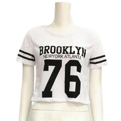 Vintage-Brooklyn-T-Shirt für Damen
