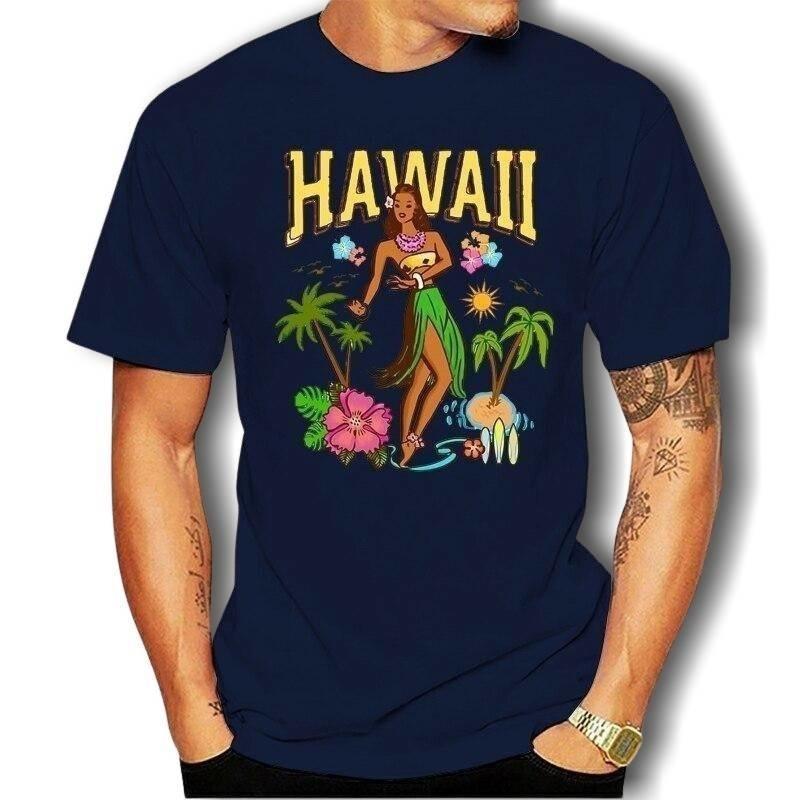 Vintage-Hawaii-T-Shirt für Mädchen