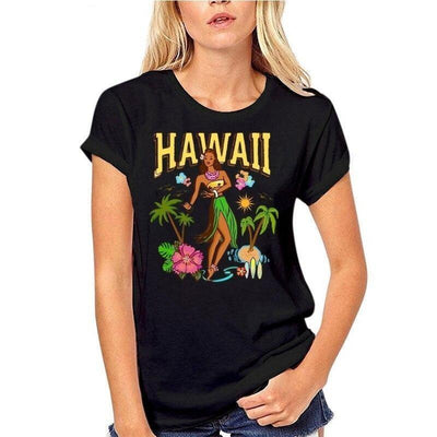 Vintage-Hawaii-T-Shirt für Mädchen