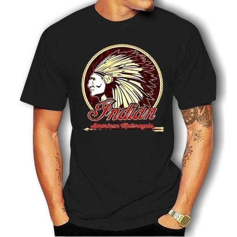 Amerikanisches Indianer-Vintage-T-Shirt