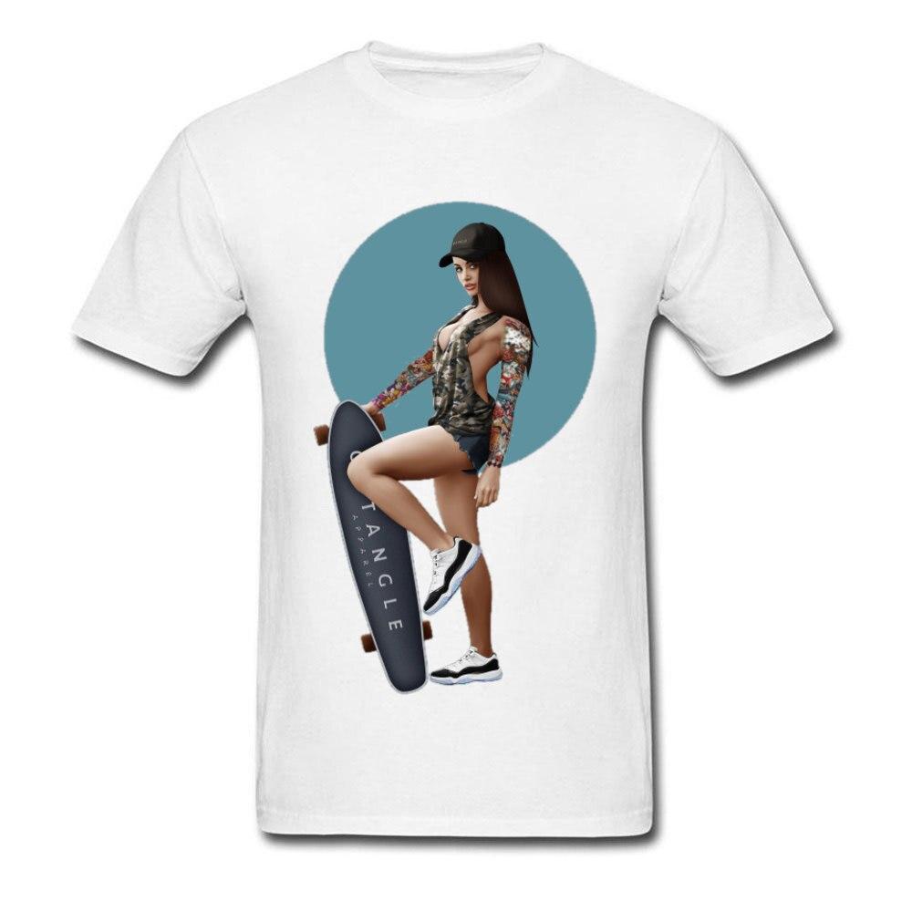 Vintage Pin-Up-Girl-T-Shirt