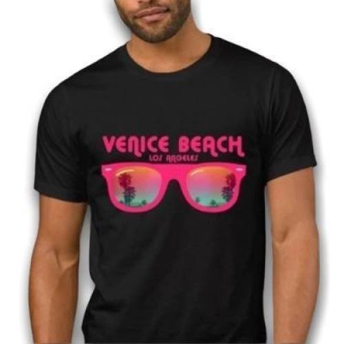 Vintage Venice Beach T-Shirt für Herren