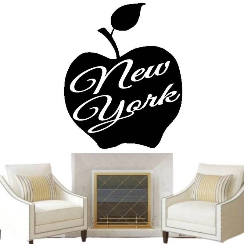 New York Vintage Schreibaufkleber