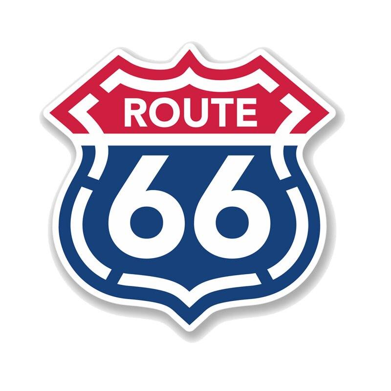 Vintage Route 66 Autoaufkleber