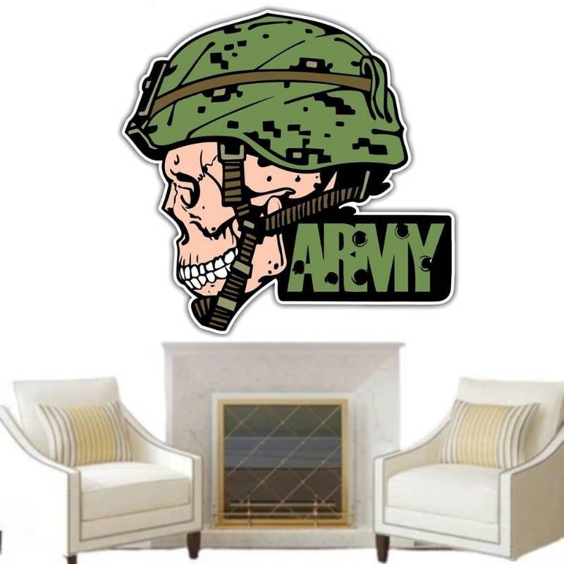 Vintage-Aufkleber der US-Armee