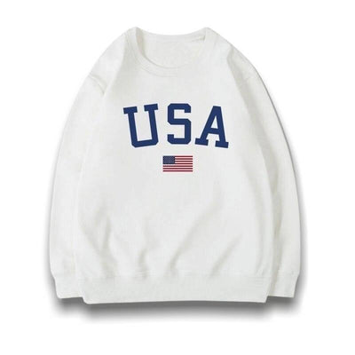 Vintage-Sweatshirt für Damen im amerikanischen Stil