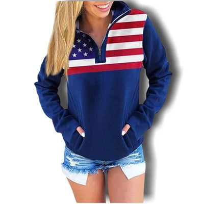Damen Vintage USA Sweatshirt