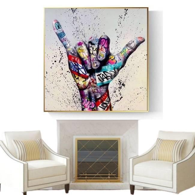 Amerikanischer Vintage-Gemälde amerikanischer Künstler