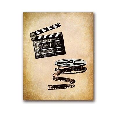 Vintage-Kinogemälde
