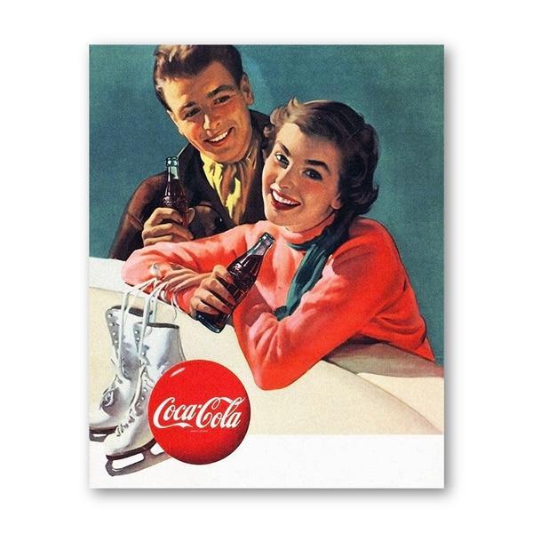 Vintage Coca-Cola-Gemälde