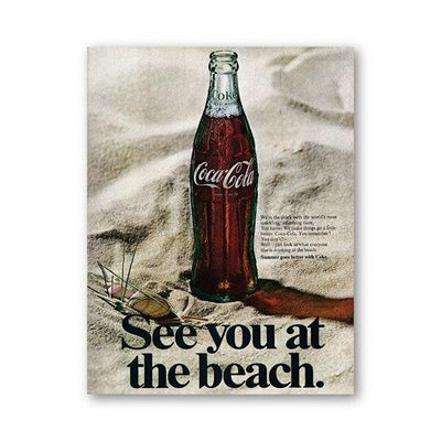 Vintage Coca-Cola-Gemälde