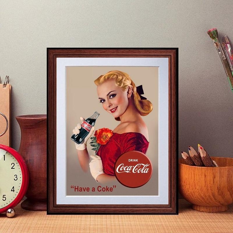 Vintage Coca-Cola-Gemälde