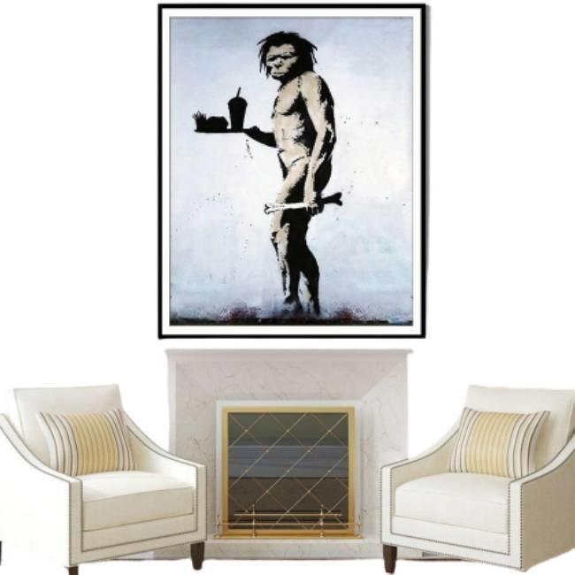 Vintage Fast-Food-Tafel