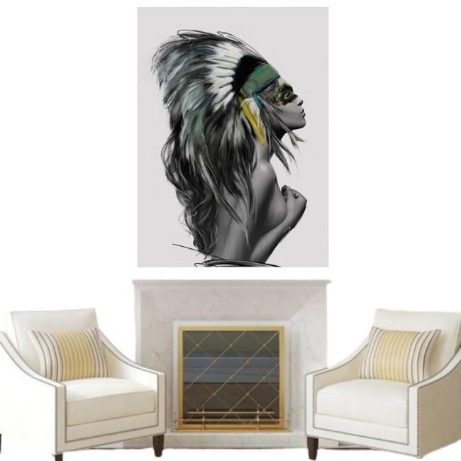 Indische Vintage-Malerei