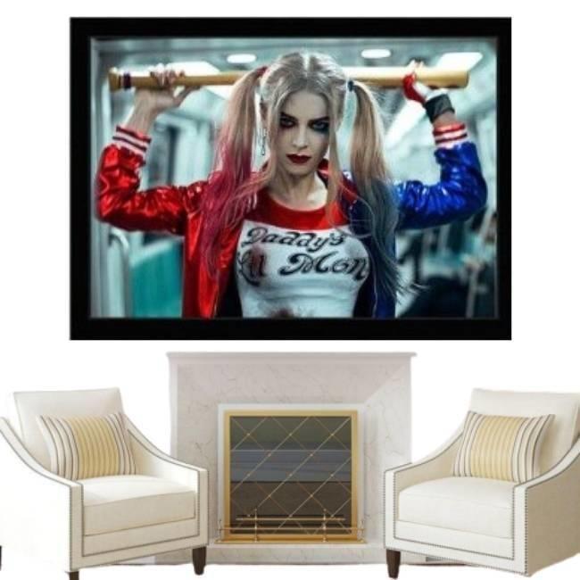 Vintage Harley Quinn Gemälde